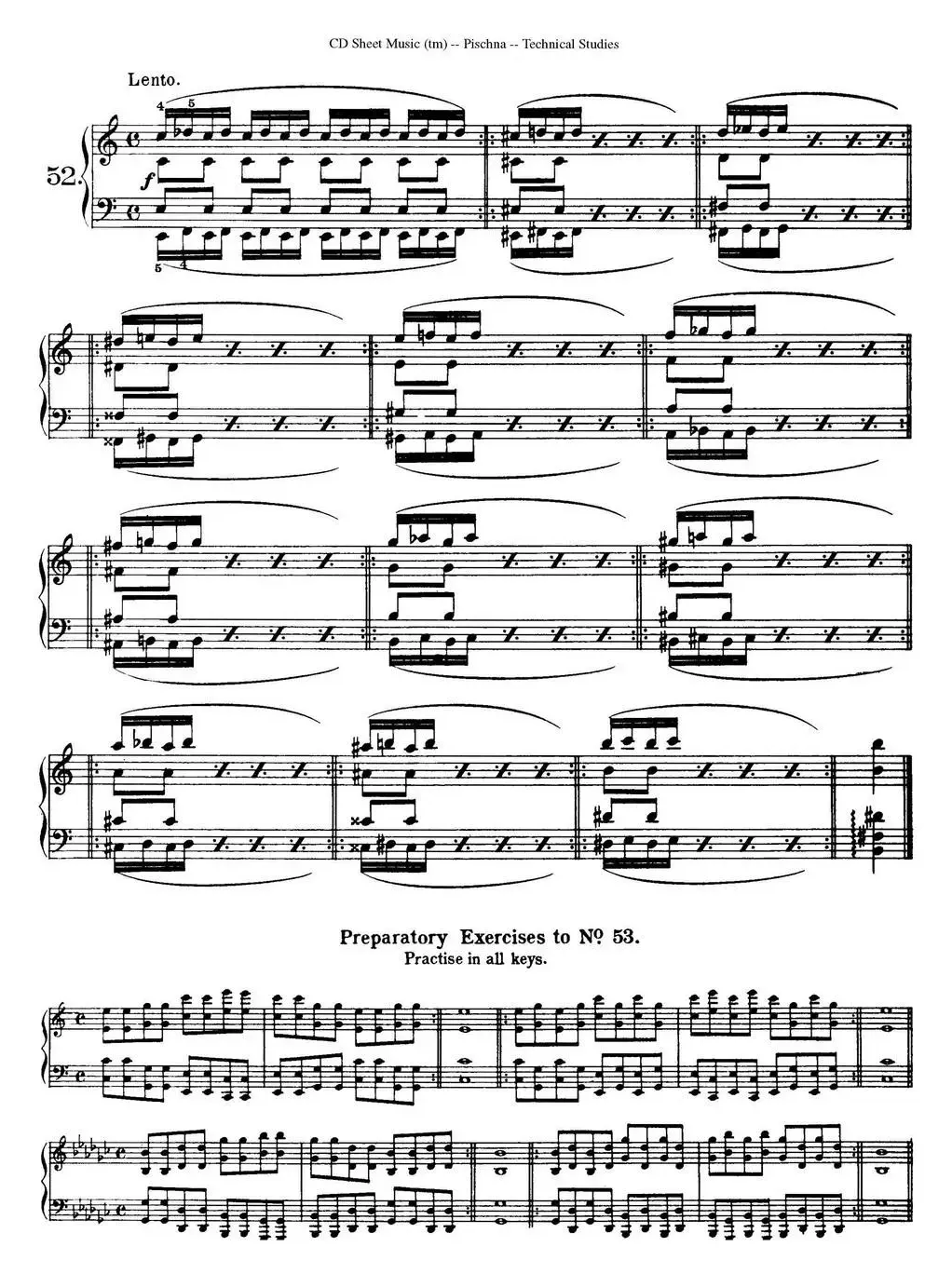 Technical Studies 60 Progressive Exercises （60首钢琴循序渐进练习曲 P81——90）