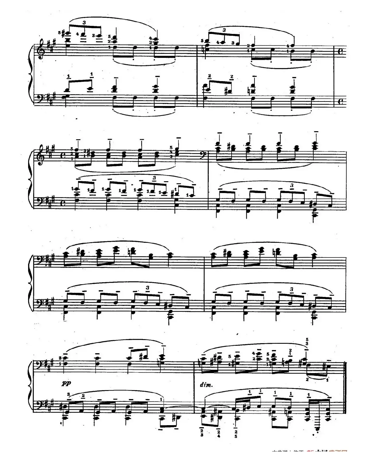 Ten Bagatelles Op.5（10首小品·5. 升f小调）