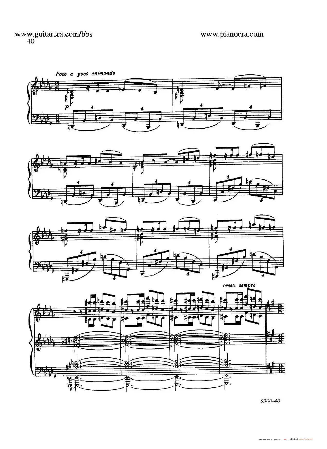 Fourth Piano Sonata S.360（第四钢琴奏鸣曲）