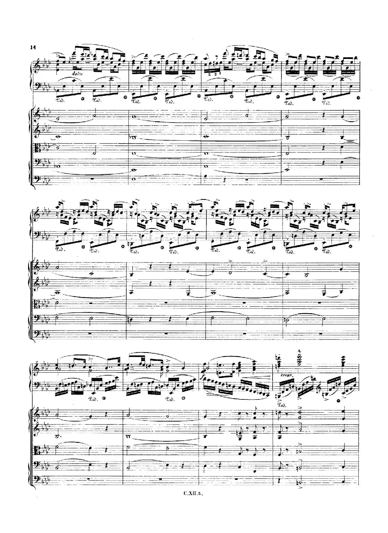 Piano Concerto No.2 in f Minor Op.21（f小调第二钢琴协奏曲·总谱）