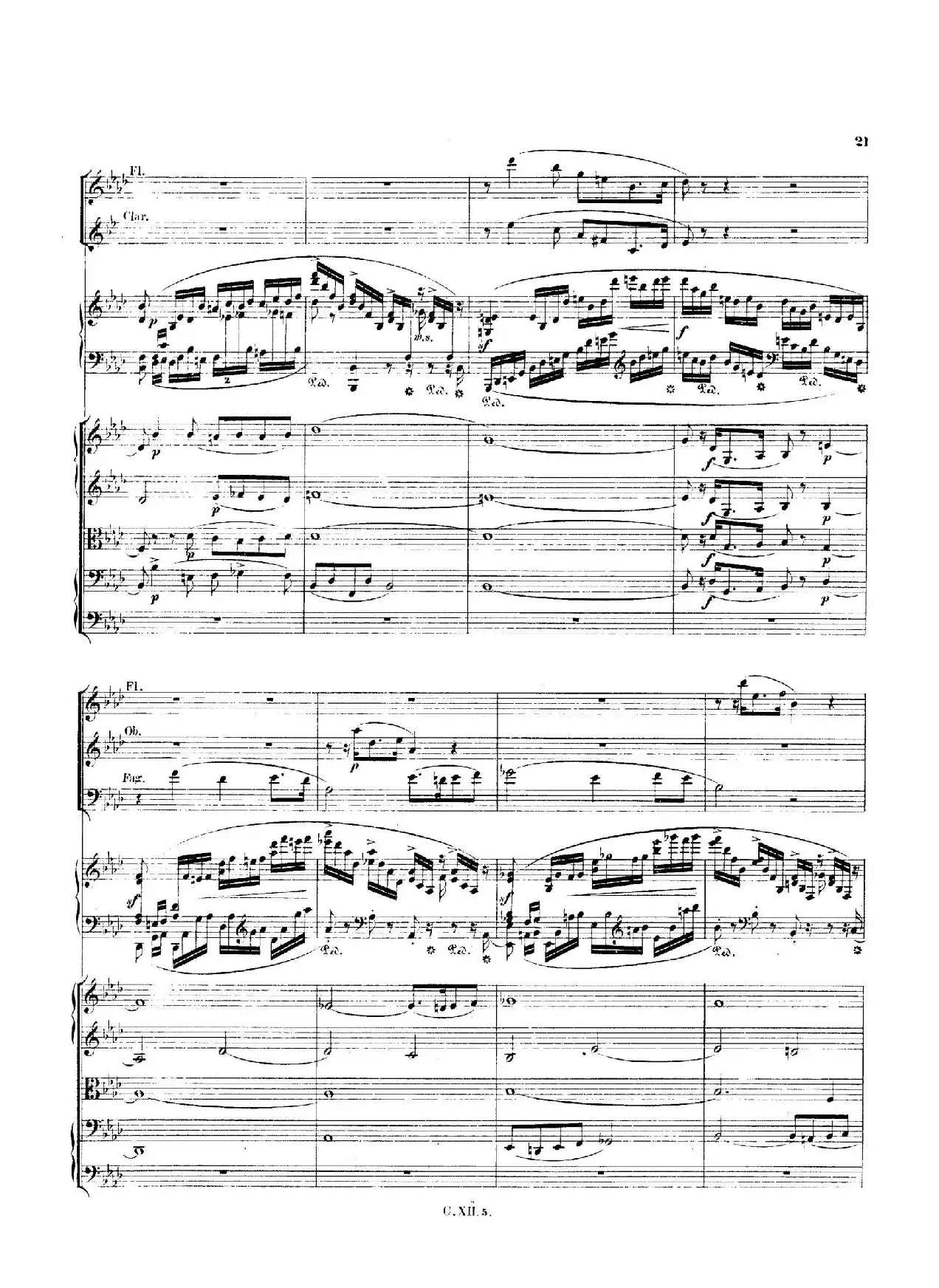 Piano Concerto No.2 in f Minor Op.21（f小调第二钢琴协奏曲·总谱）