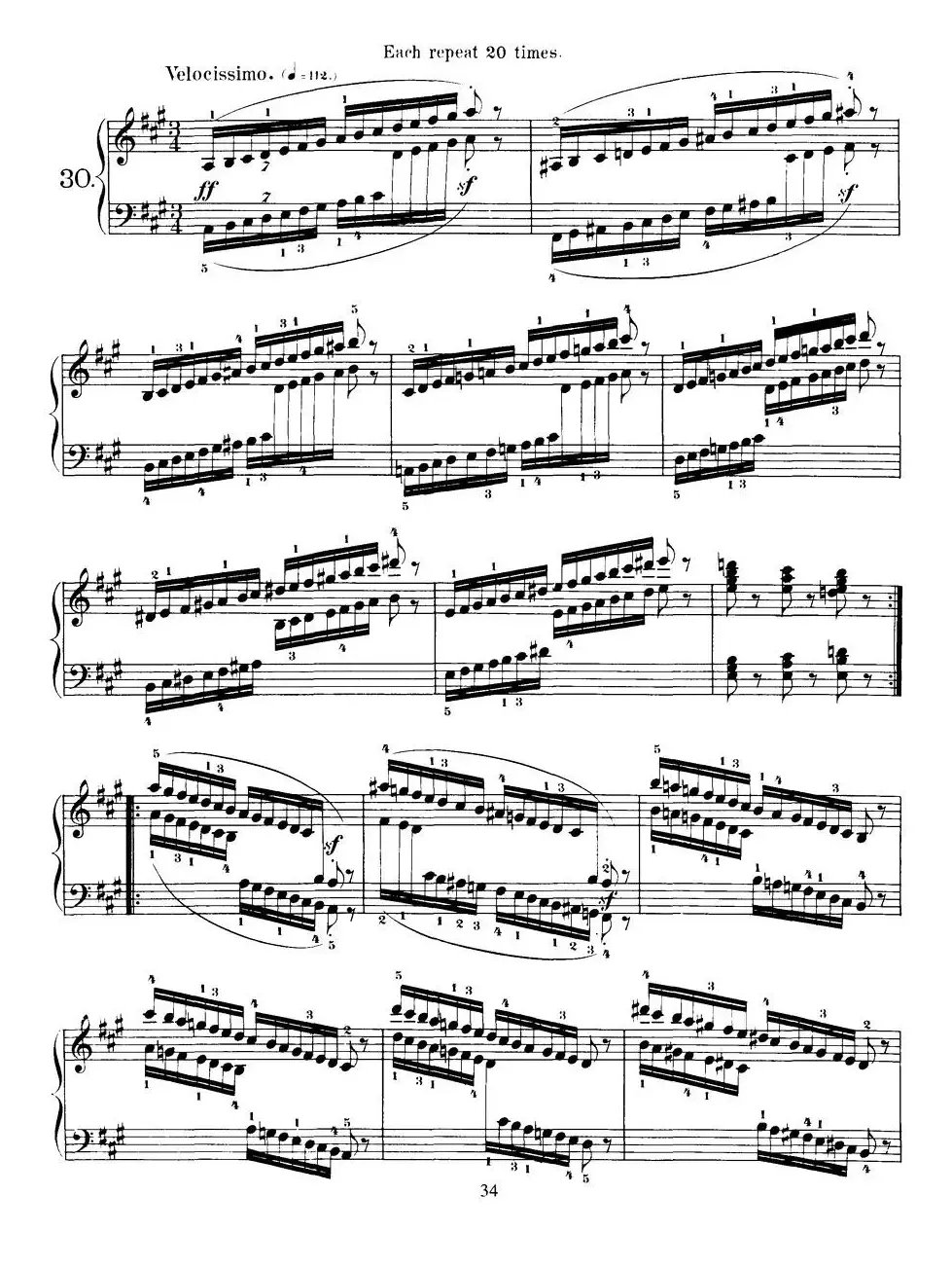 Czerny - 40 Daily Exerci Op.337（25—30）（40首日常训练曲）