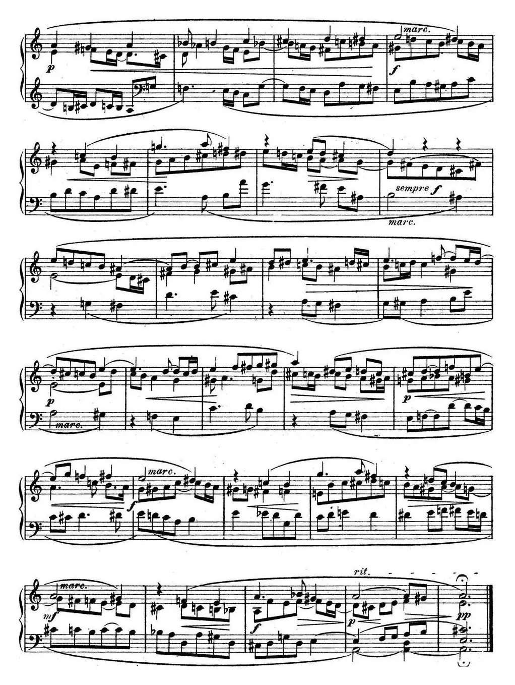 6 Preludes and Fugues Op.99（6首前奏曲与赋格·3）