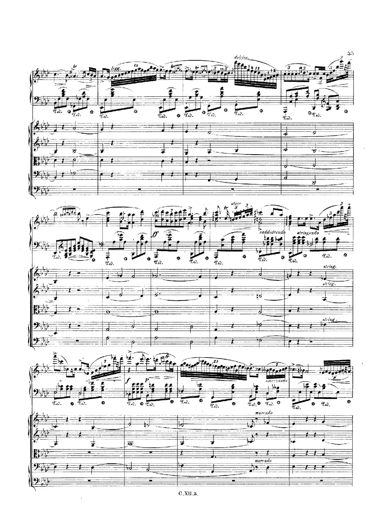 Piano Concerto No.2 in f Minor Op.21（f小调第二钢琴协奏曲·总谱）