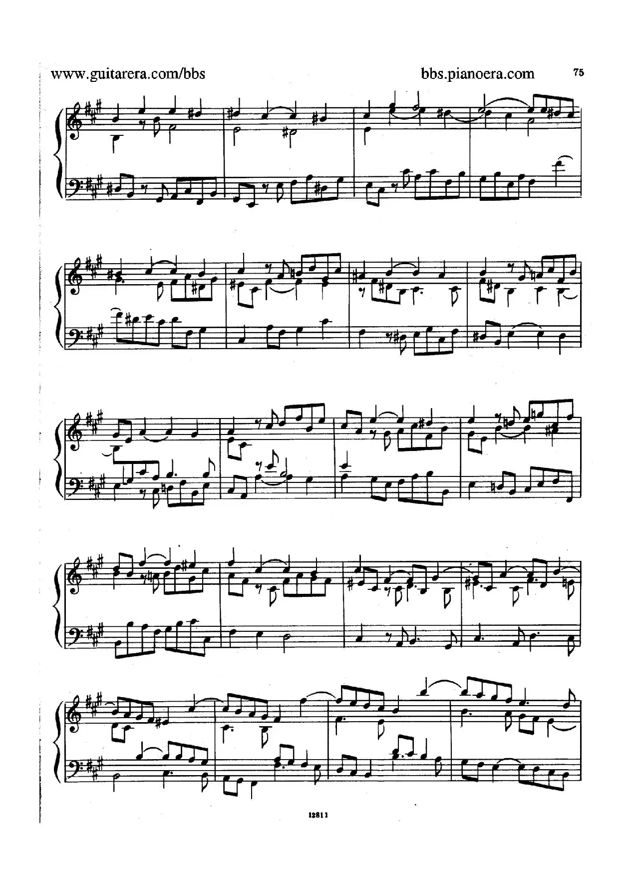 Suite No.6 in f-sharp Minor HWV 431（升f小调第六组曲）