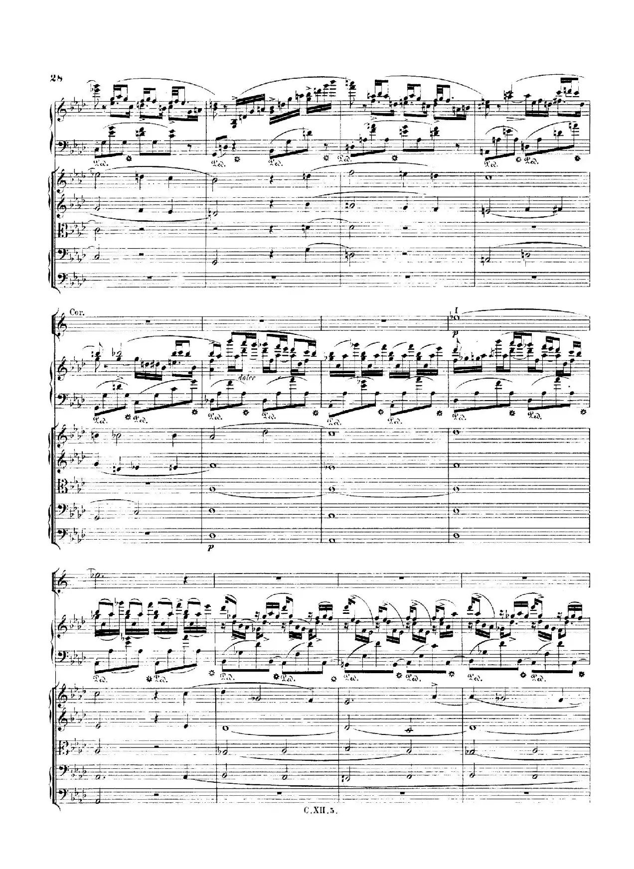 Piano Concerto No.2 in f Minor Op.21（f小调第二钢琴协奏曲·总谱）