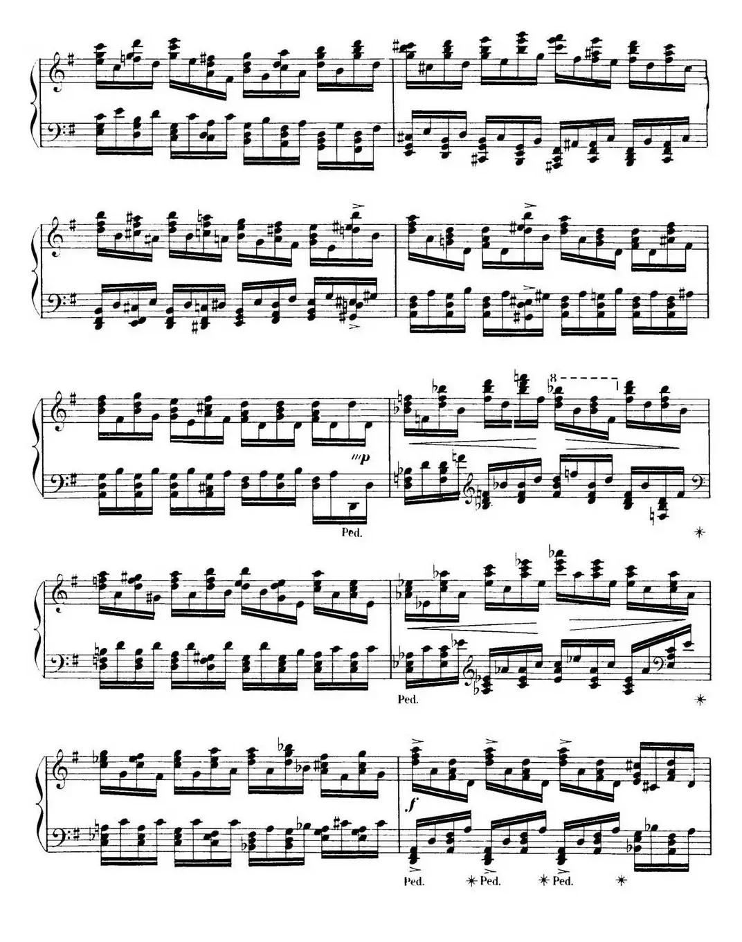 15 Etudes de Virtuosité Op.72 No.3 （十五首钢琴练习曲之三）