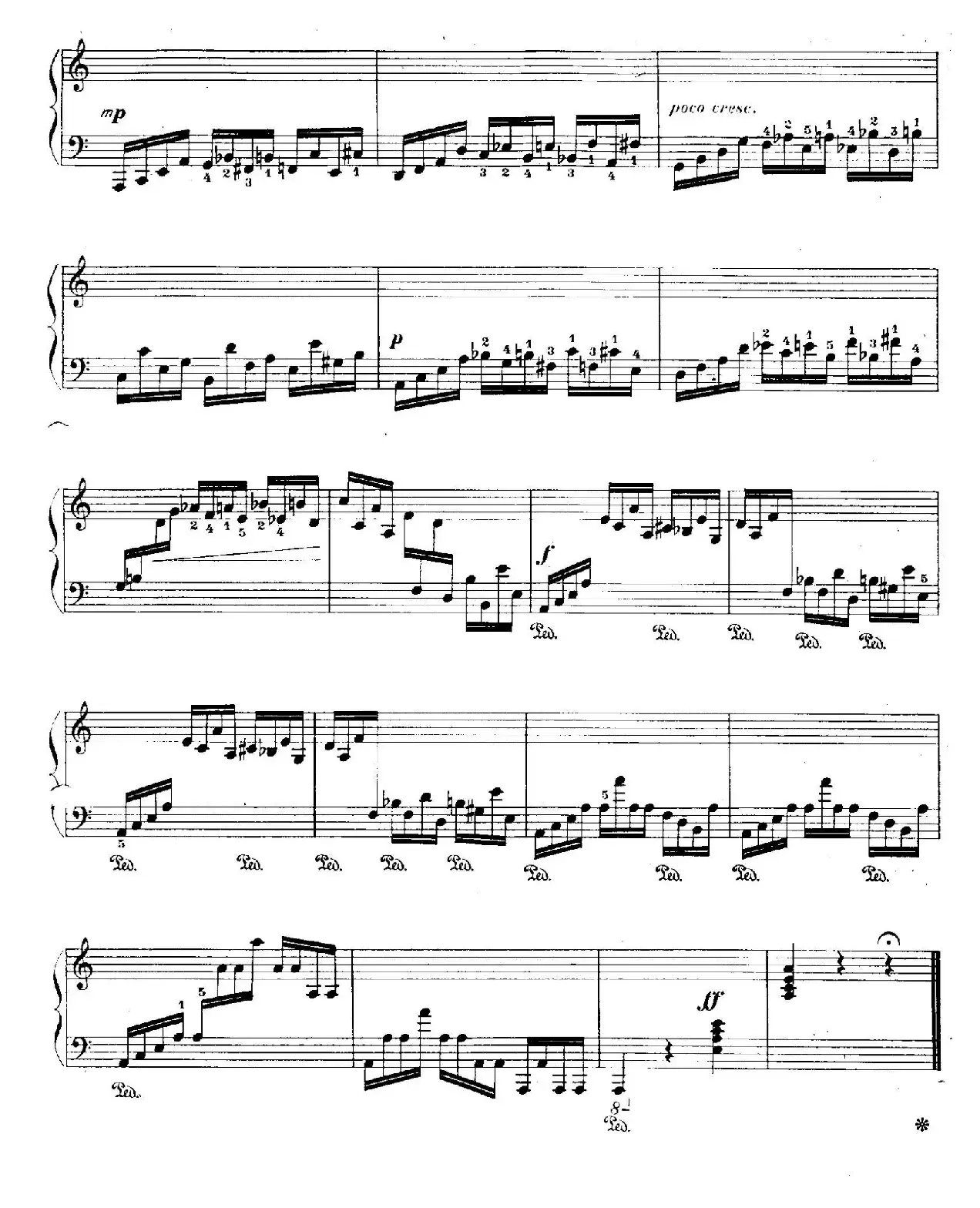 12 Etudes For The Left Hand Op.92 No.2（12首为左手而作的钢琴练习曲）