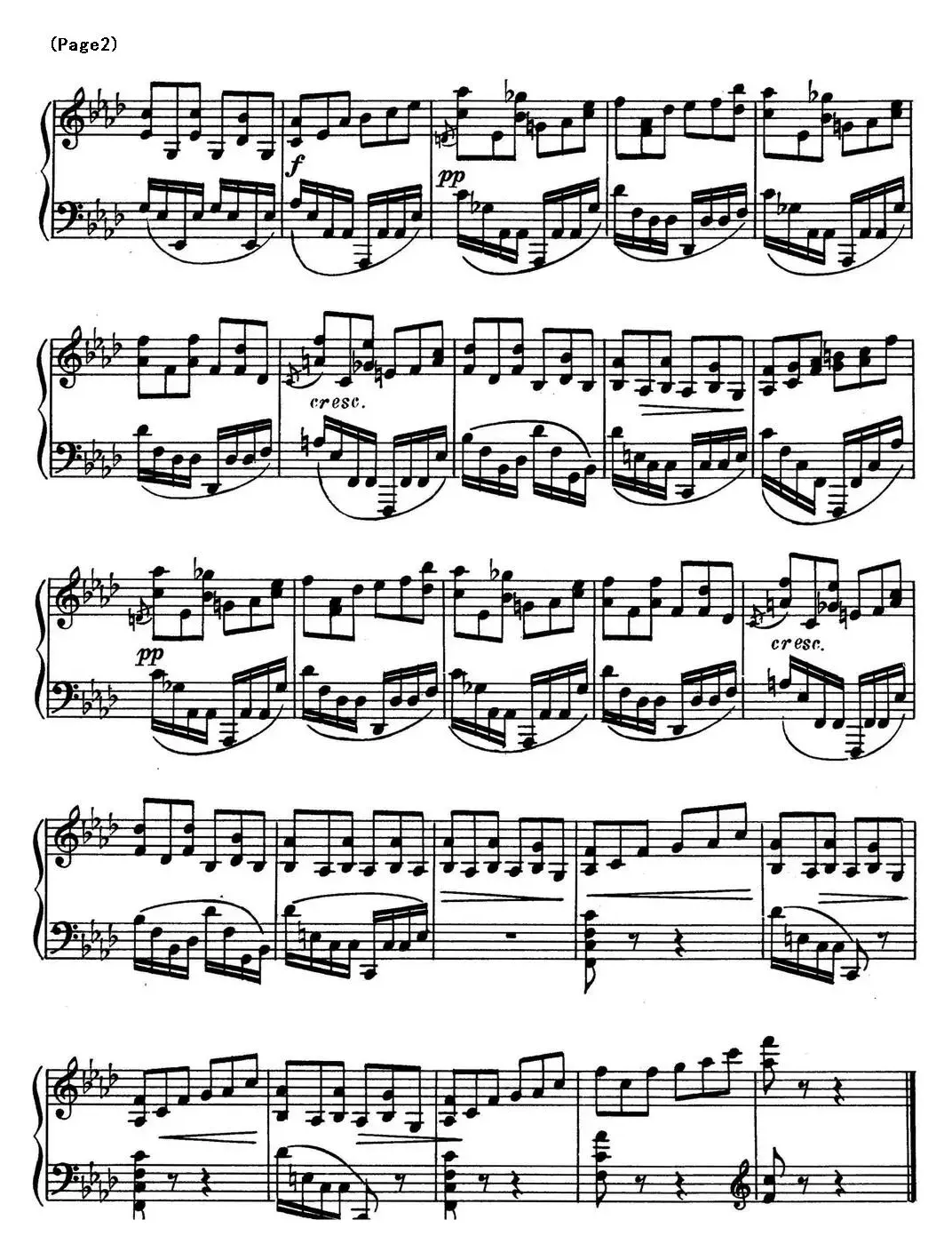 斯克里亚宾8首钢琴练习曲 Op42（No.7 Alexander Scriabin Etudes）