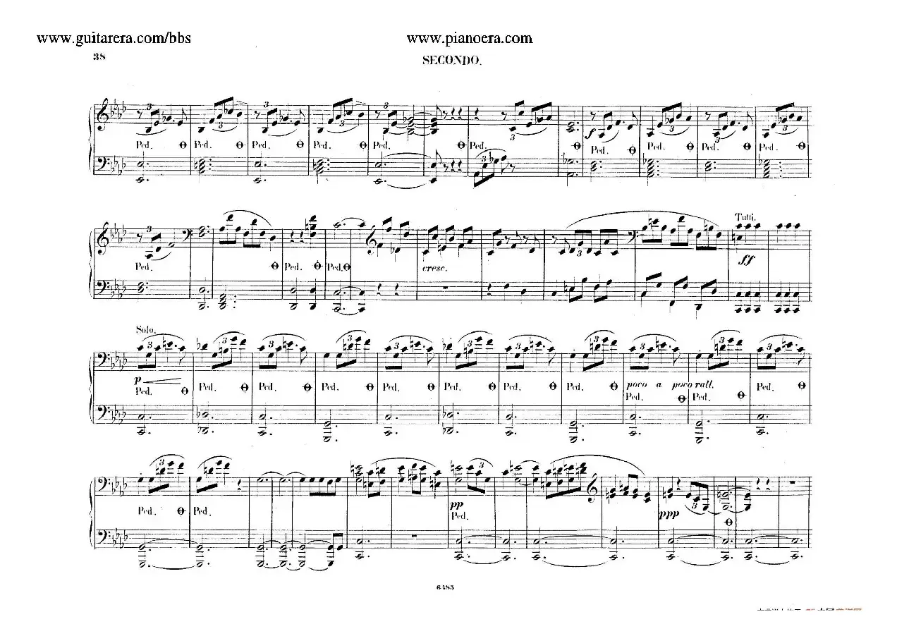 Piano Concerto No.2 in f Minor Op.21（f小调第二钢琴协奏曲·四手联弹版）