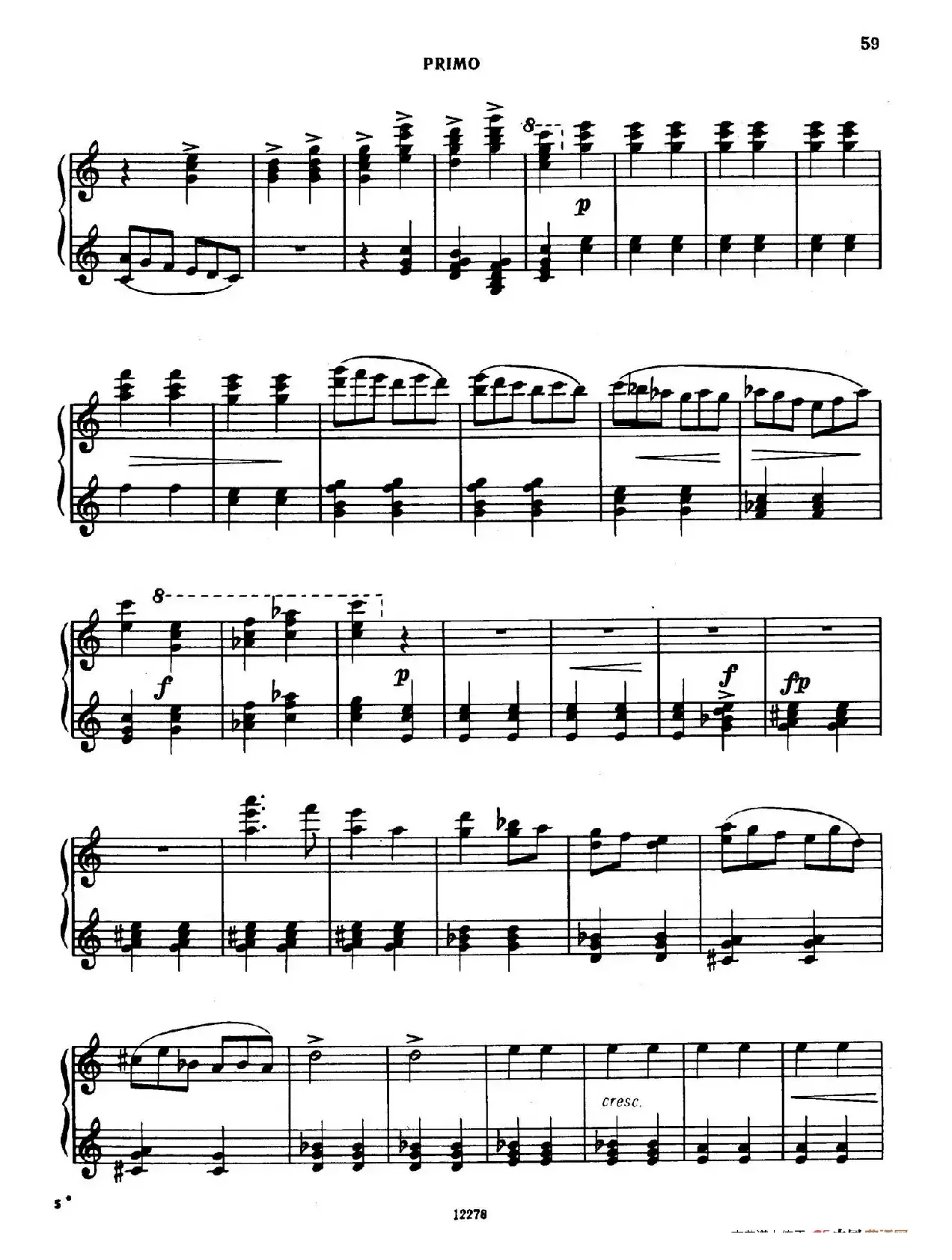 Tarantella in D Major（D大调塔兰泰拉舞曲·四手联弹）