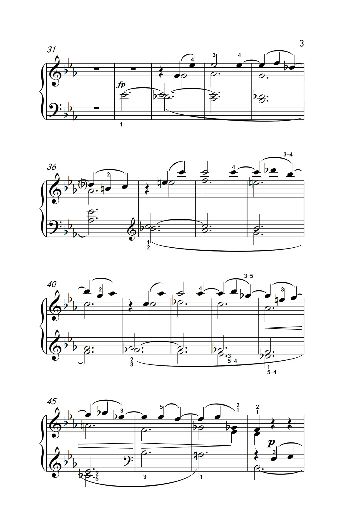 奏鸣曲 Opus 10 Nr.1 第一乐章（贝多芬奏鸣曲集 2）