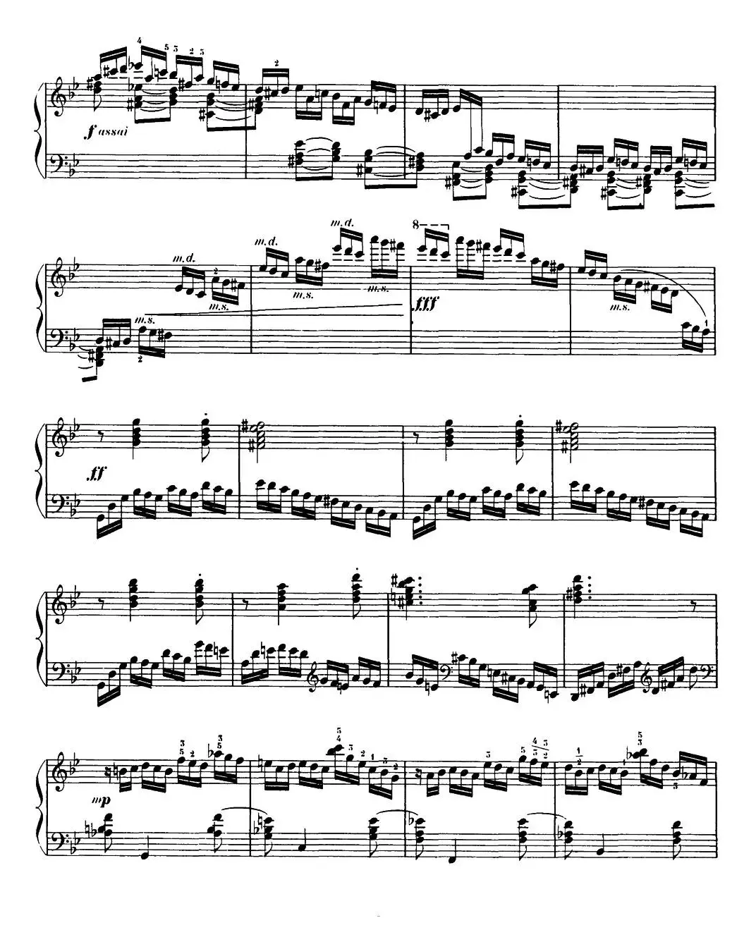 15 Etudes de Virtuosité, Op.72 No.2（十五首钢琴练习曲之二）