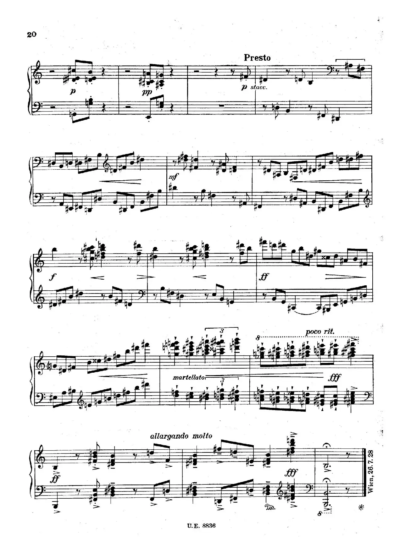 克热内克-第二钢琴奏鸣曲（Piano Sonata No.2 Op.59）