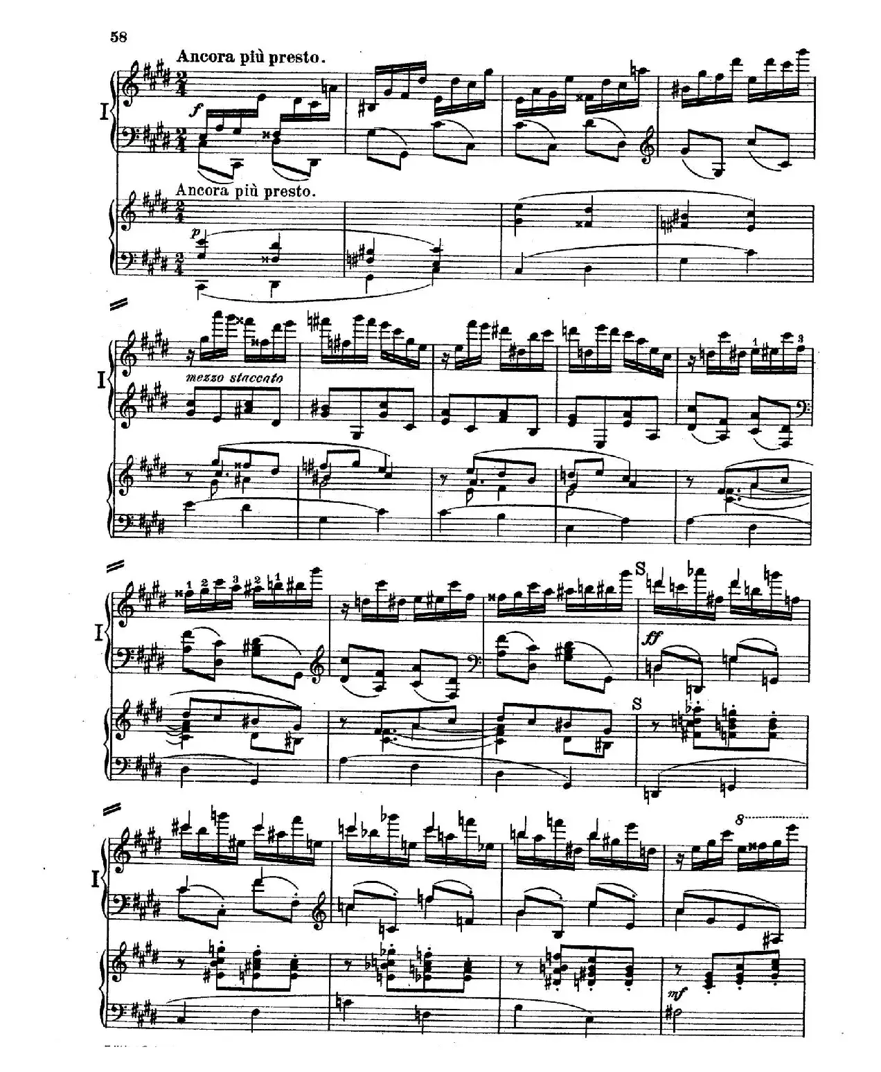 Piano Concerto in E Major Op.59（E大调钢琴协奏曲·双钢琴·第三乐章）