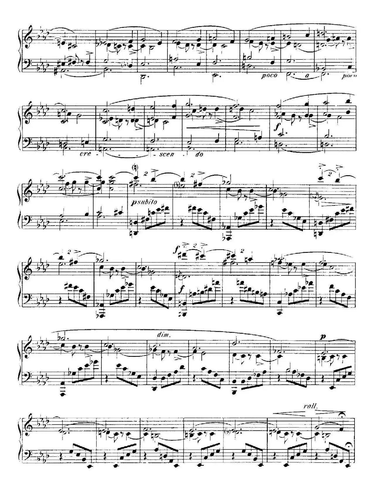 4 Valses Caprice（4首随想圆舞曲）（Op.62 No. 4 in A-flat）