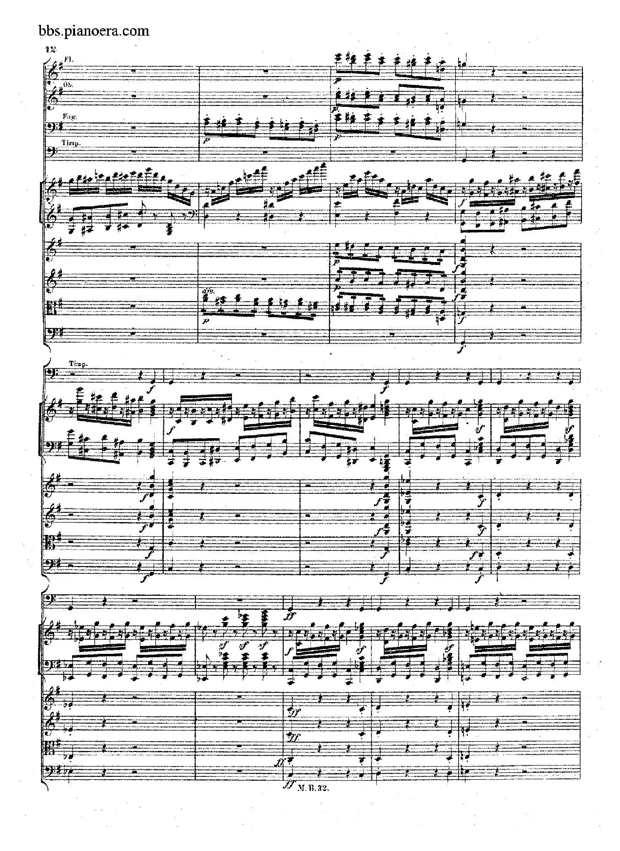 Piano Concerto No.1 in g Minor Op.25（g小调第一钢琴协奏曲·总谱）