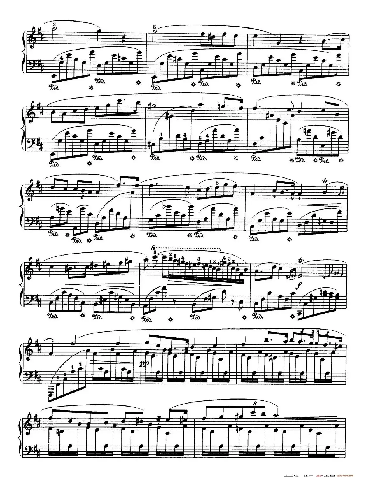 Piano Sonata No.3 in b Minor Op.58（b小调第三钢琴奏鸣曲·第一乐章）