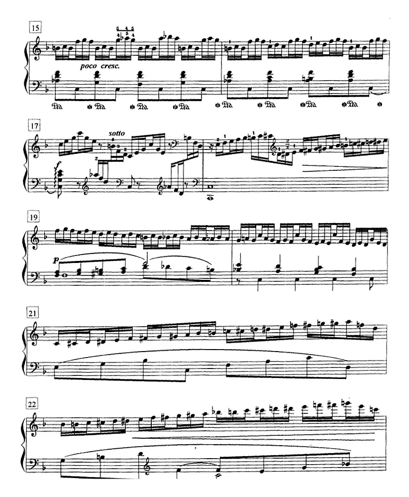 钢琴教程第七级 练习曲（Op.72 No.6）