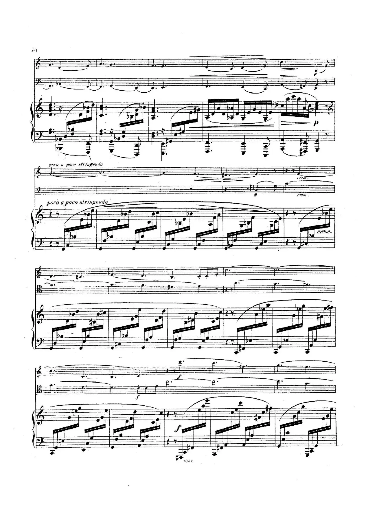 Piano Trio No.3 in c Minor Op.101（c小调第三钢琴三重奏）