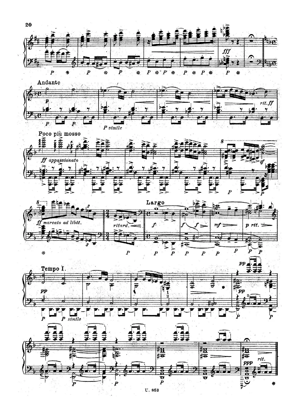 Six Piano Pieces Op.7（6首钢琴小品·Ⅴ）