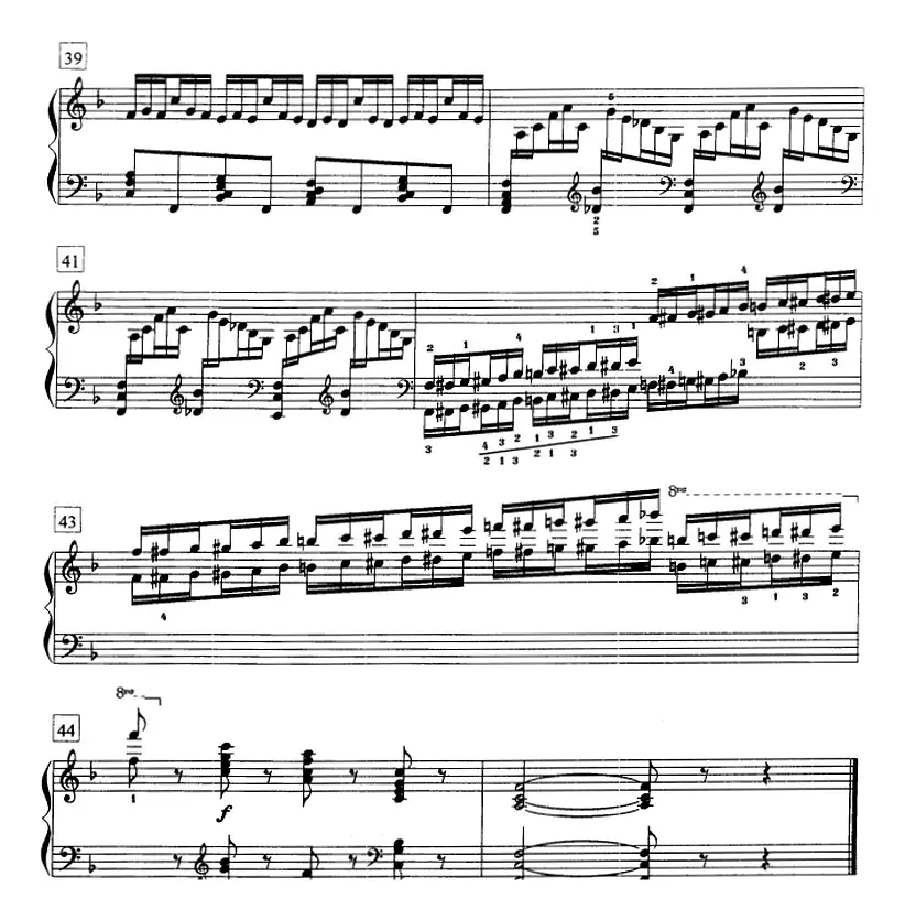 钢琴教程第七级 练习曲（Op.72 No.6）