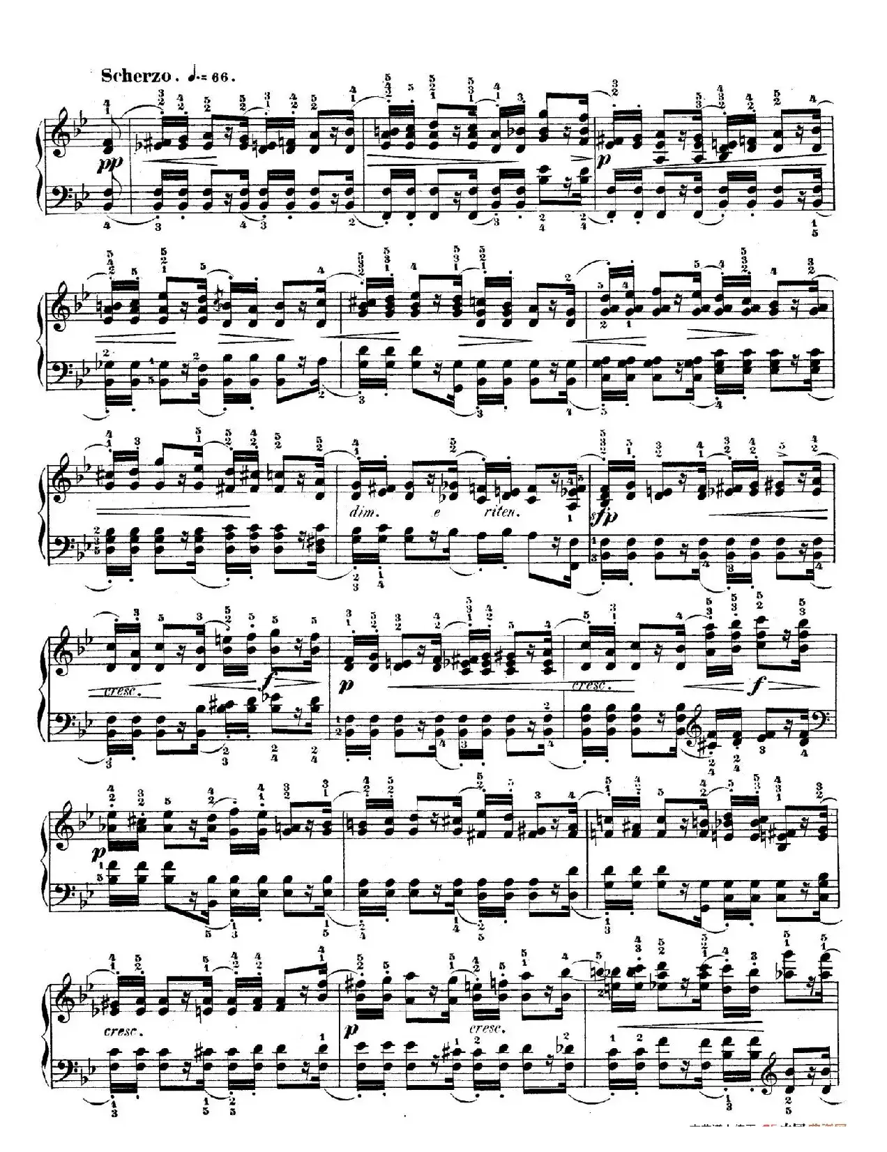 Variations on Je Vends Des Scapulaires Op.12（降B大调华丽变奏曲）