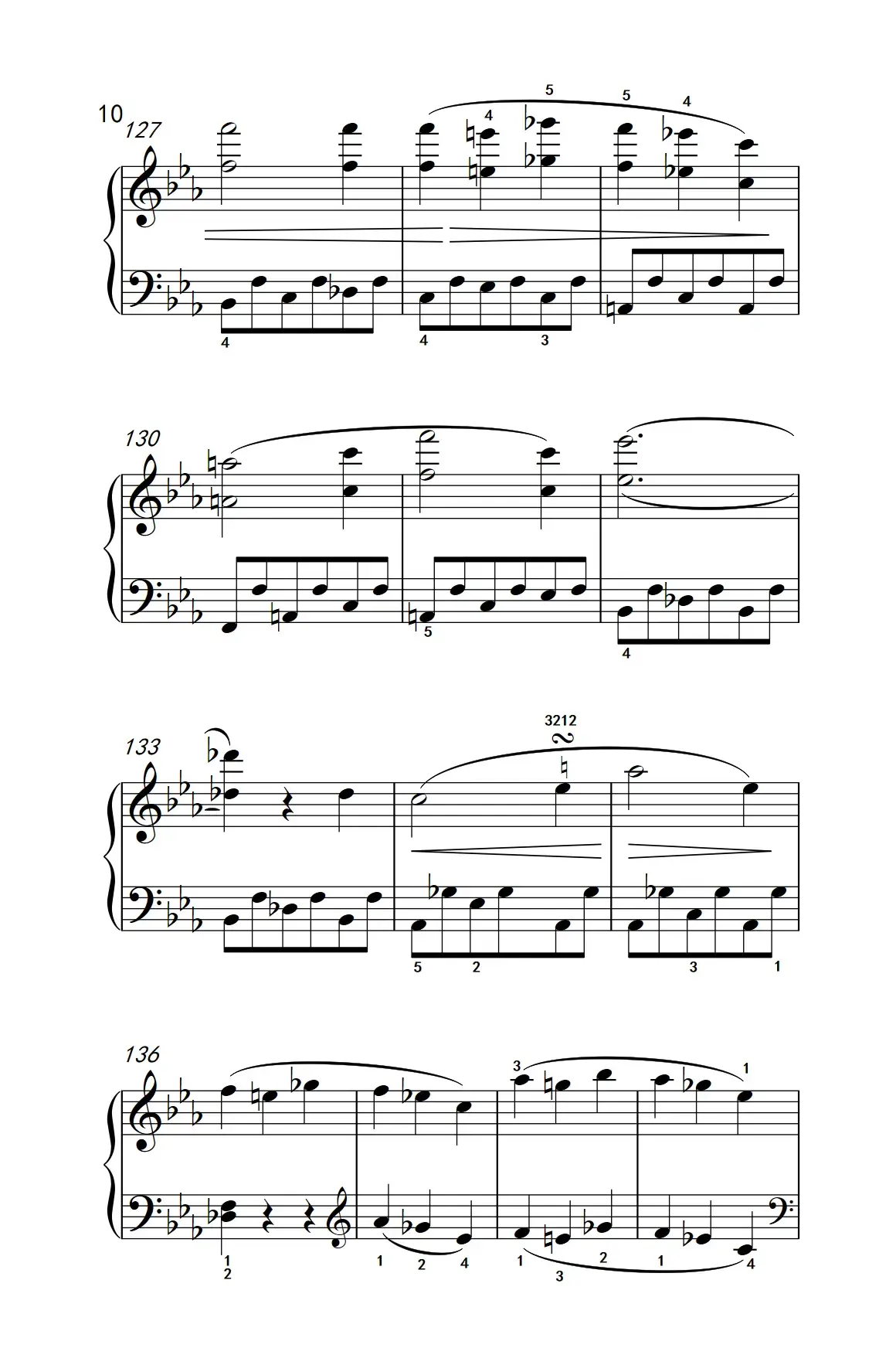 奏鸣曲 Opus 10 Nr.1 第一乐章（贝多芬奏鸣曲集 2）