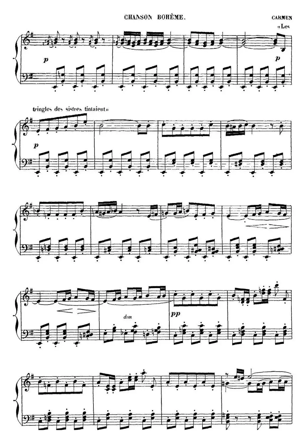 Carmen for Solo Piano（卡门全剧钢琴独奏版）（No.12）