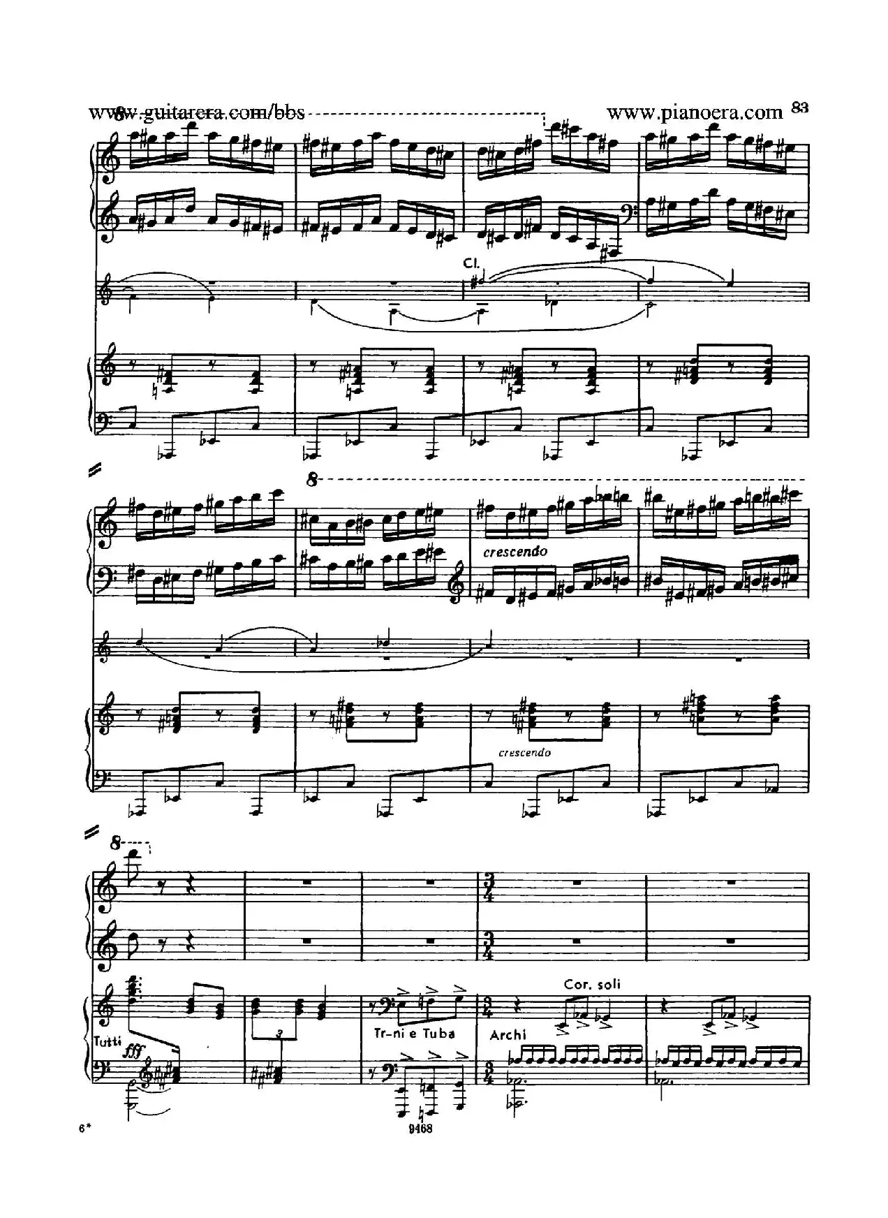 Piano Concerto in D-flat Major Op.37（降D大调钢琴协奏曲·Ⅲ·双钢琴）