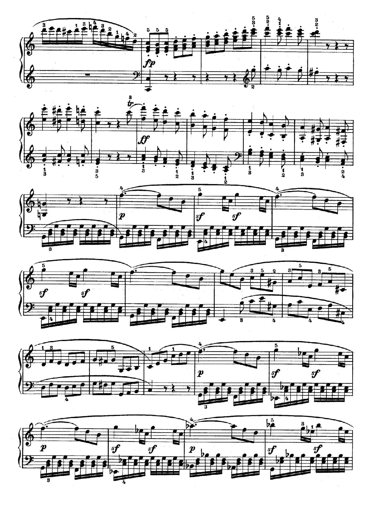 Piano Sonata in C Op.2 No.3（C大调第三钢琴奏鸣曲）