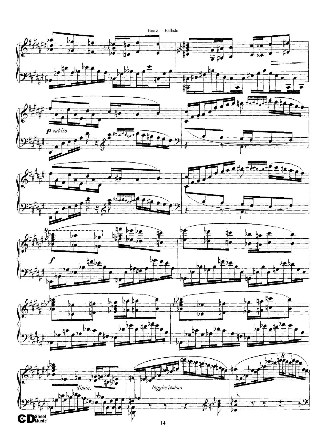 Ballade Op.19（叙事曲）