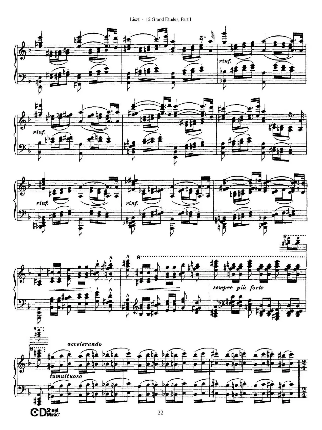 12 Grand Etudes S.137（12首华丽的练习曲·4）