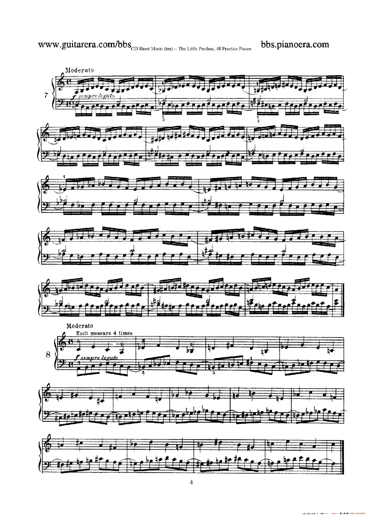 48 Practice Pieces（四十八首钢琴练习曲）