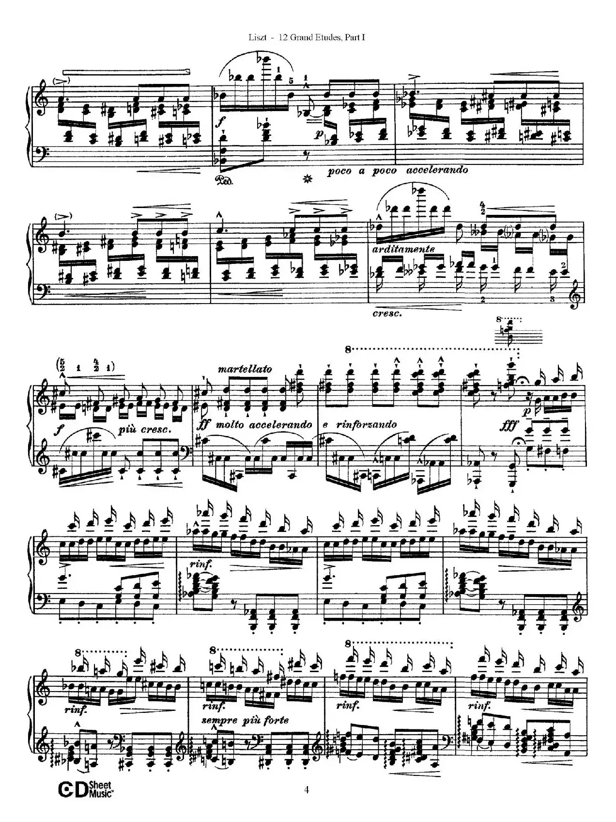 12 Grand Etudes S.137（12首华丽的练习曲·2）