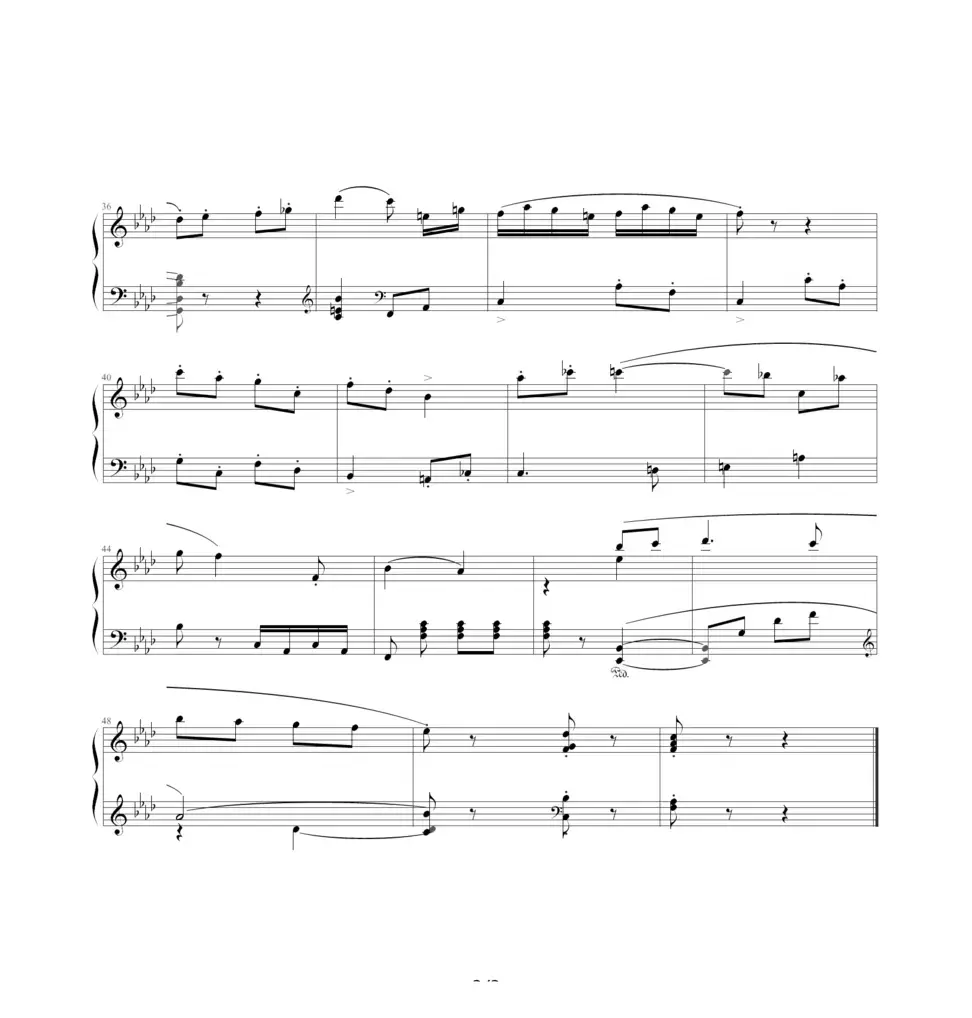 肖斯塔科维奇—前奏曲（18）：f小调