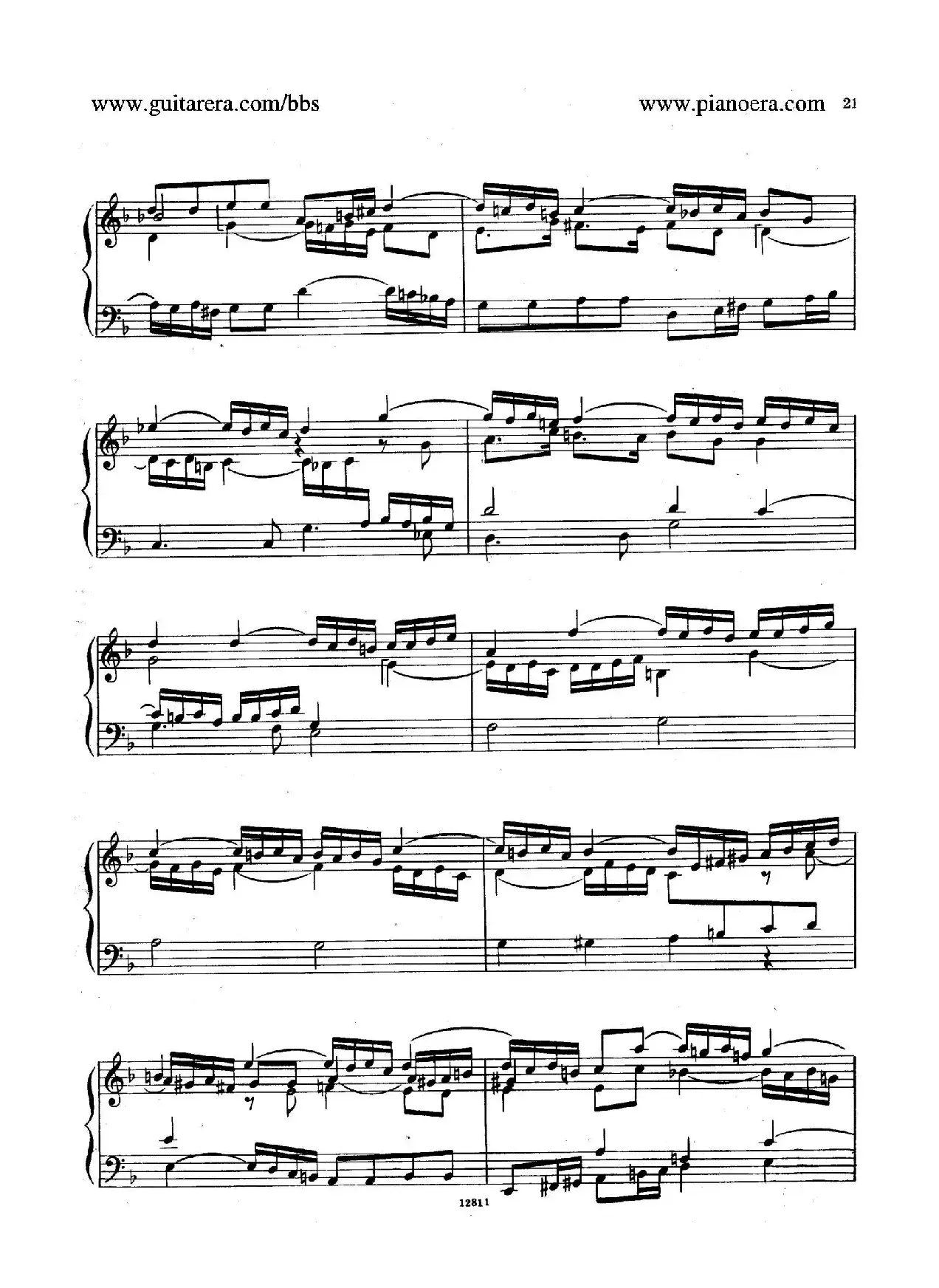 Suite No.2 in F Major HWV 427（F大调第二组曲）