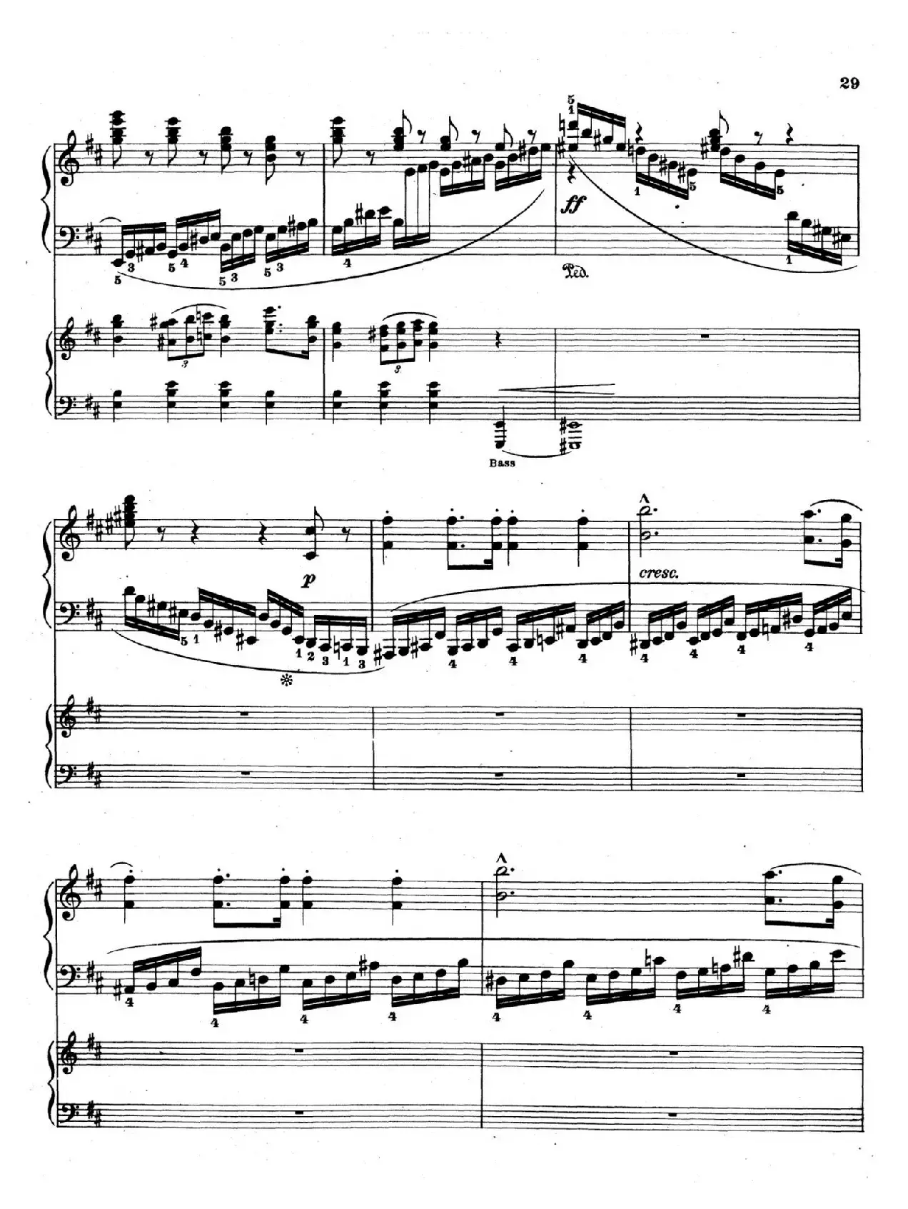 Capriccio Brillante in B Major Op.22（B大调华丽随想曲·双钢琴）