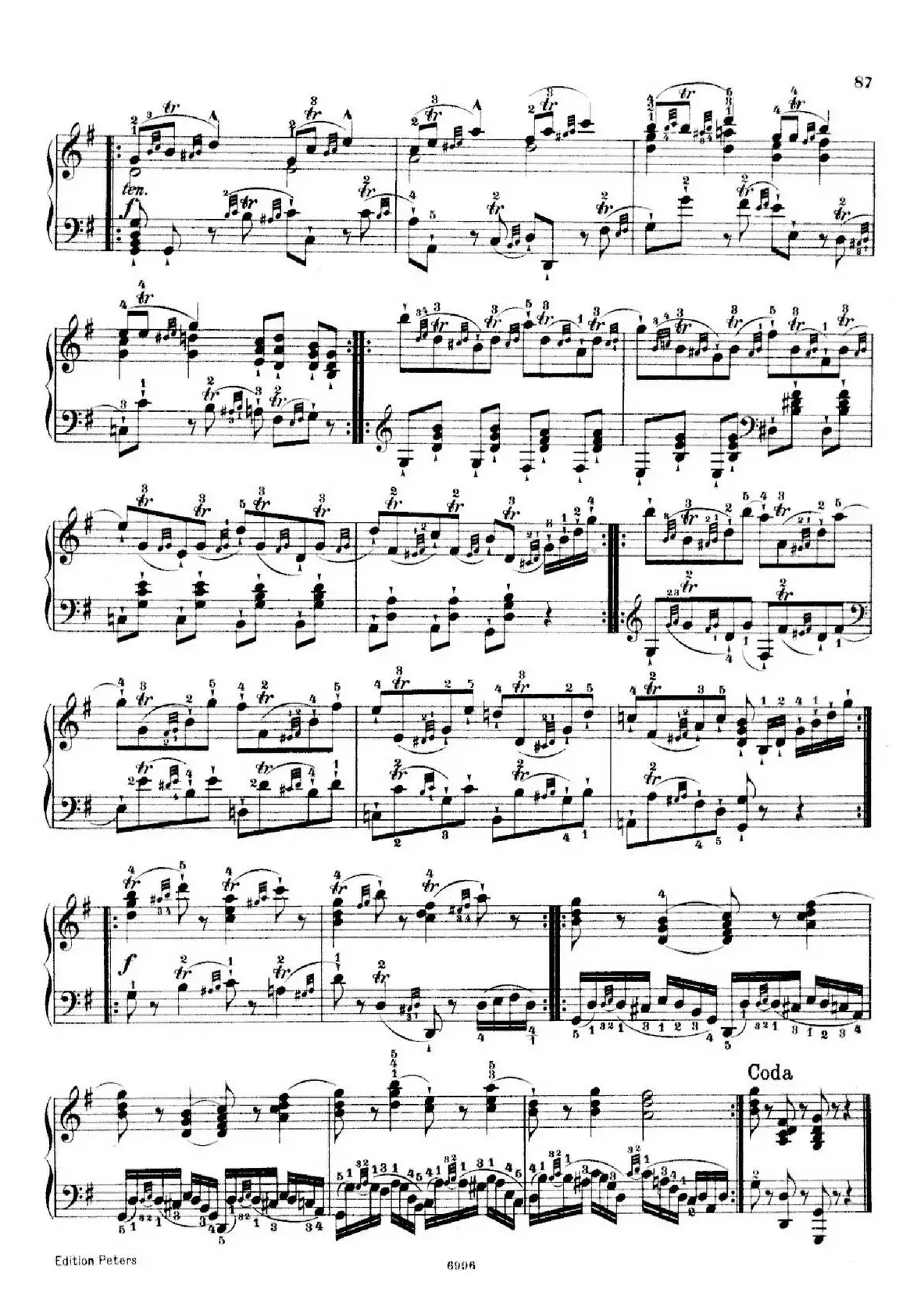 School of the Virtuoso Op.365（60首钢琴高级练习曲·36）