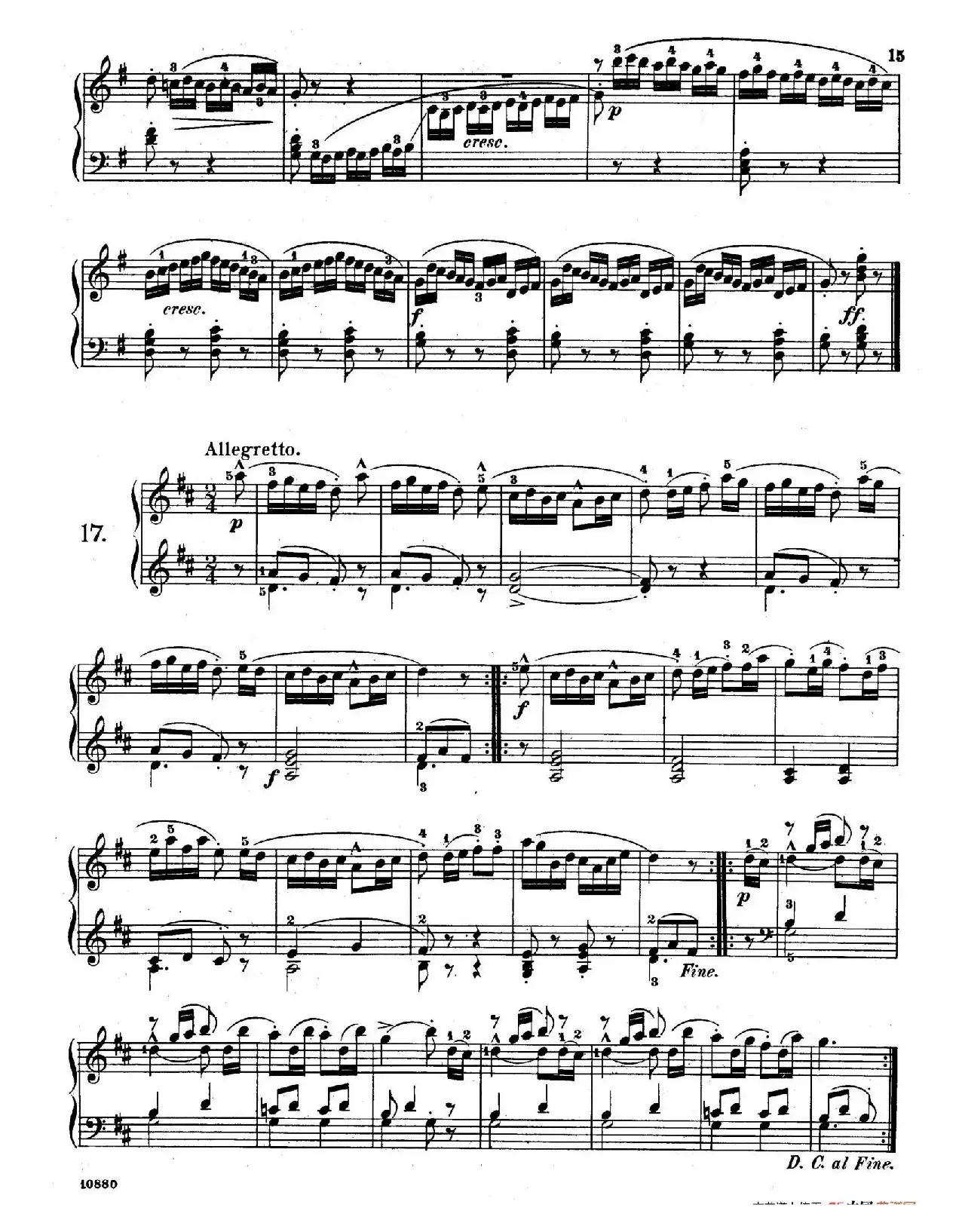 Etudes Enfantines Op.37（儿童钢琴练习曲 第15——20首）