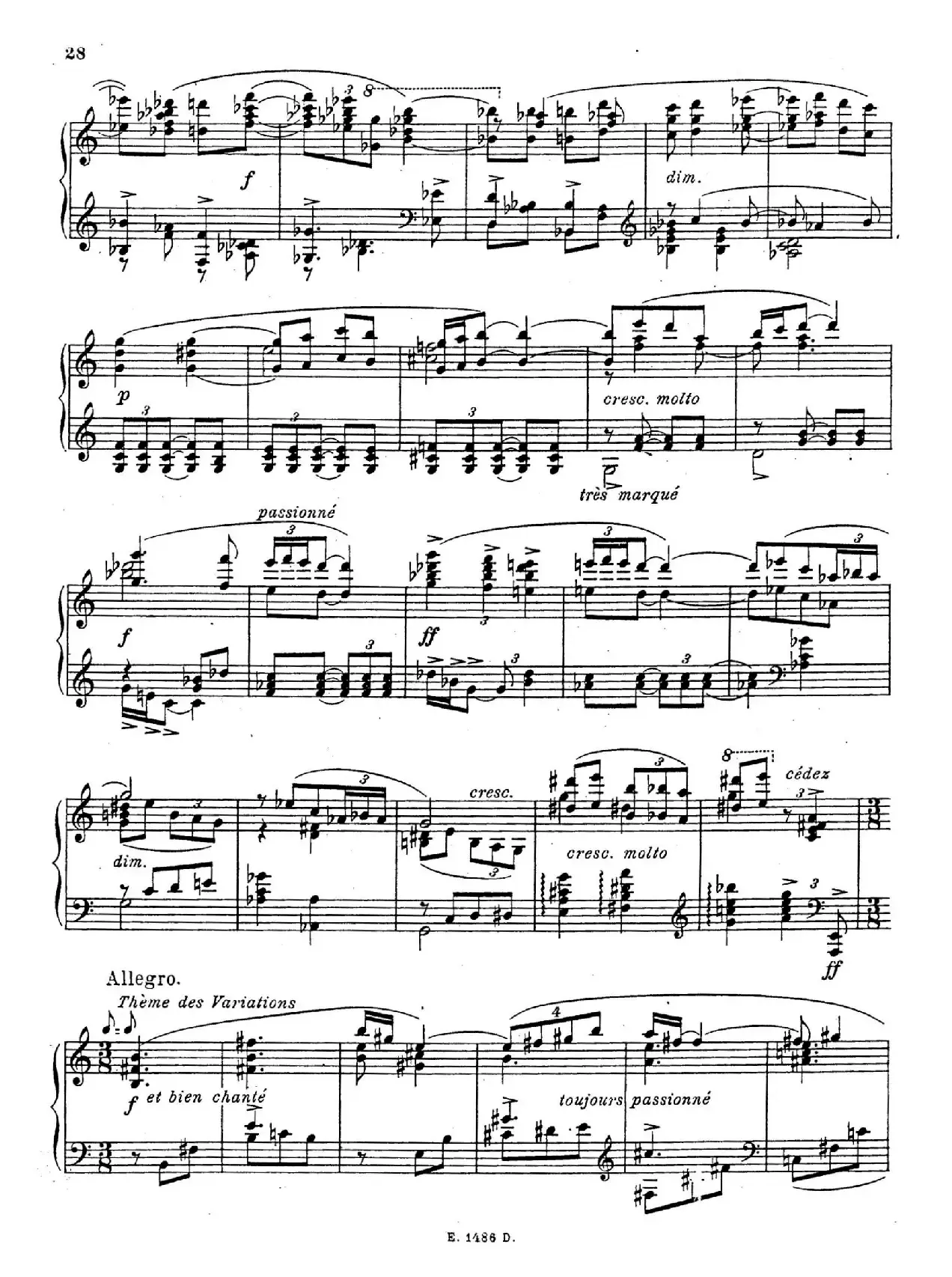 Sonate Romantique Op.3（浪漫奏鸣曲·Ⅲ）