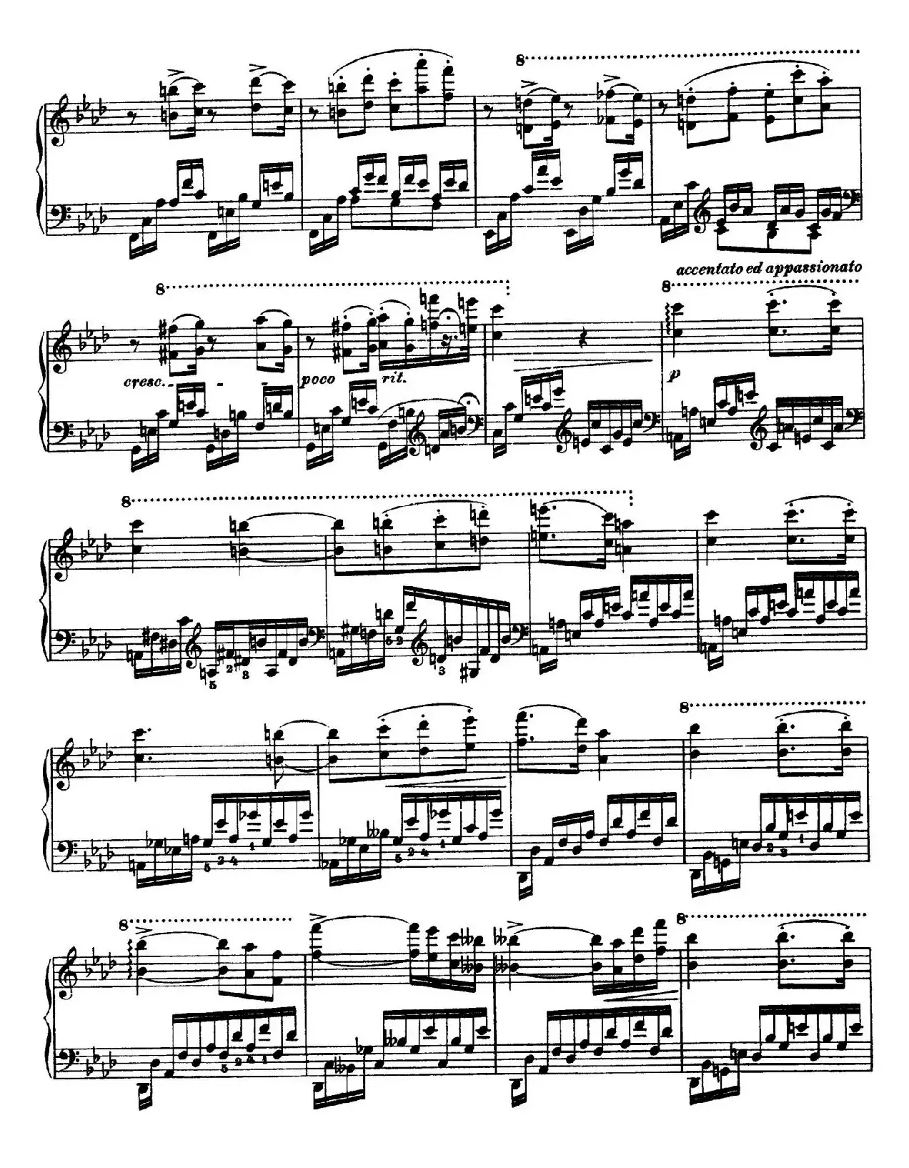 12 Etudes d'execution Transcendante S.139（12首超技练习曲·10）