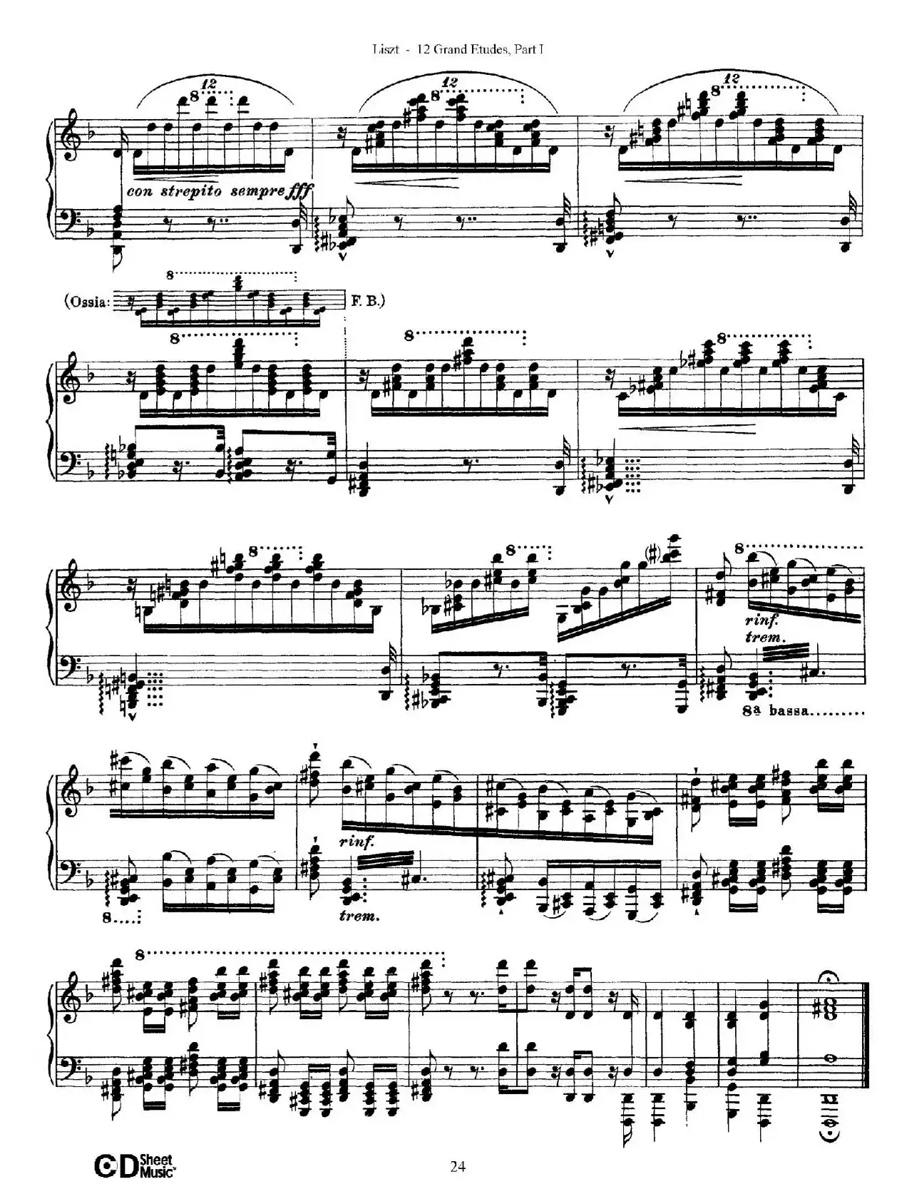 12 Grand Etudes S.137（12首华丽的练习曲·4）