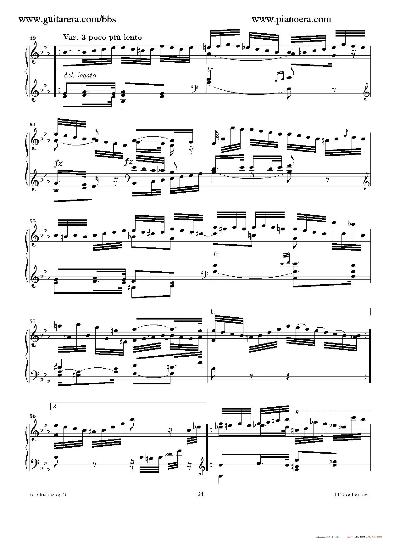 Grande Piano Sonata in c Minor Op.2（c小调华丽钢琴奏鸣曲·第三乐章）