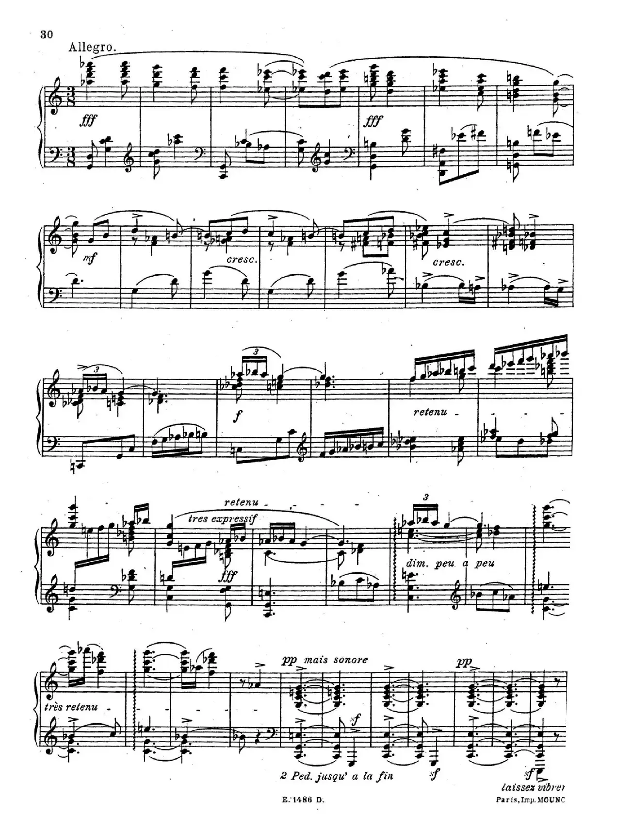 Sonate Romantique Op.3（浪漫奏鸣曲·Ⅲ）