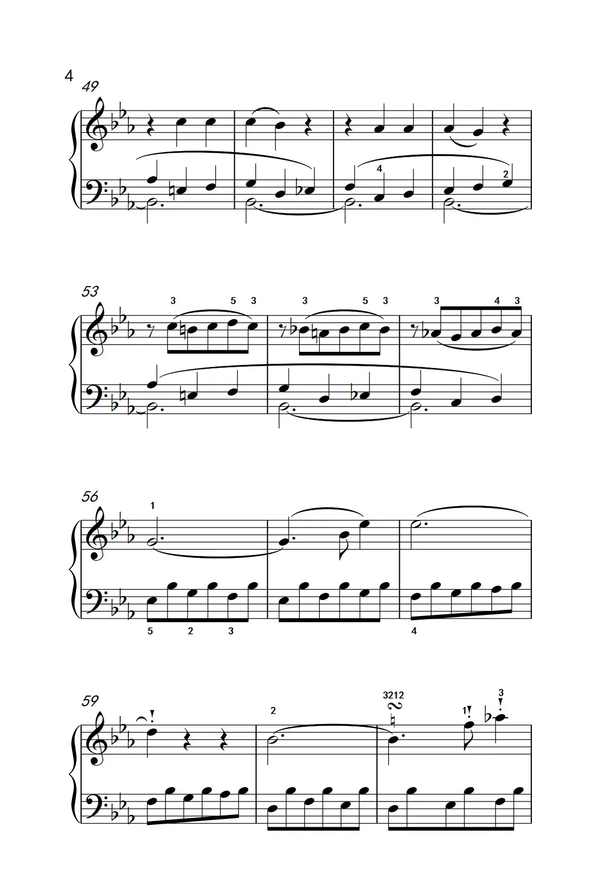 奏鸣曲 Opus 10 Nr.1 第一乐章（贝多芬奏鸣曲集 2）