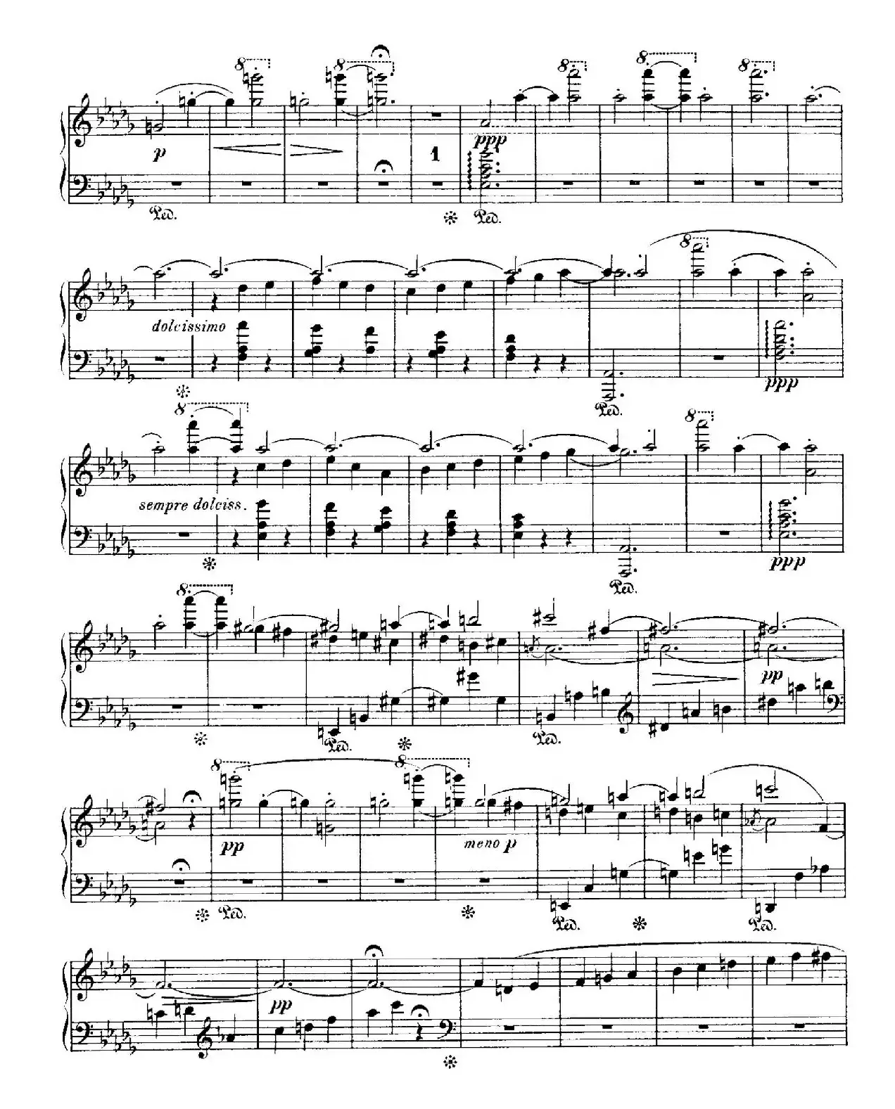 4 Valses Caprice（4首随想圆舞曲）（Op.59 No. 3 in G-flat ​）