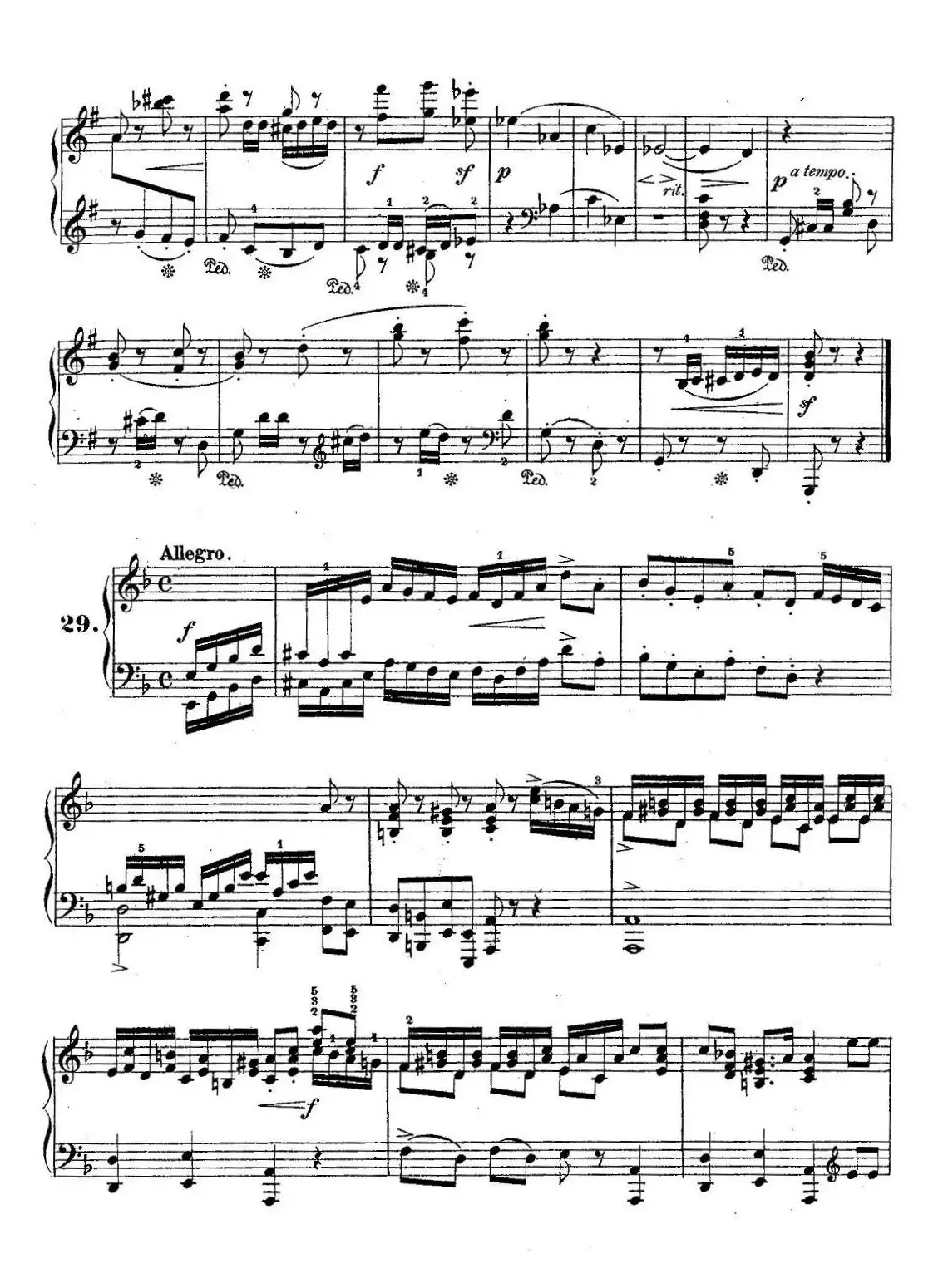 36 Etudes Rhythmiques et Melodiques Op.105（36首节奏与旋律练习曲 26—30）