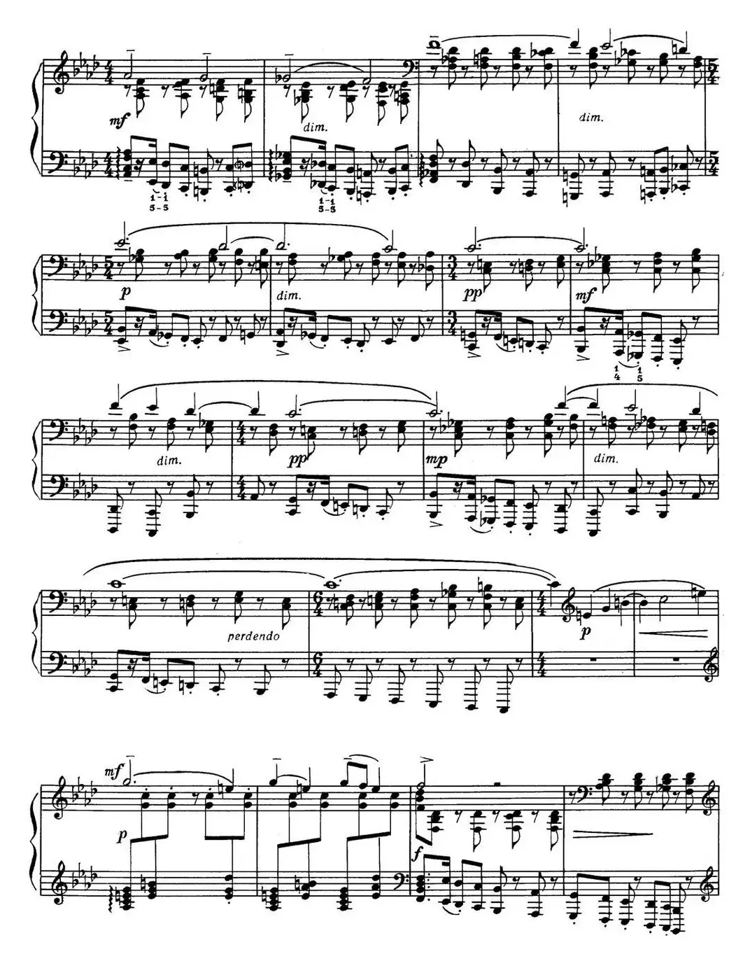 拉赫玛尼诺夫 音画练习曲1 Etudes tableaux Op.33 No.1