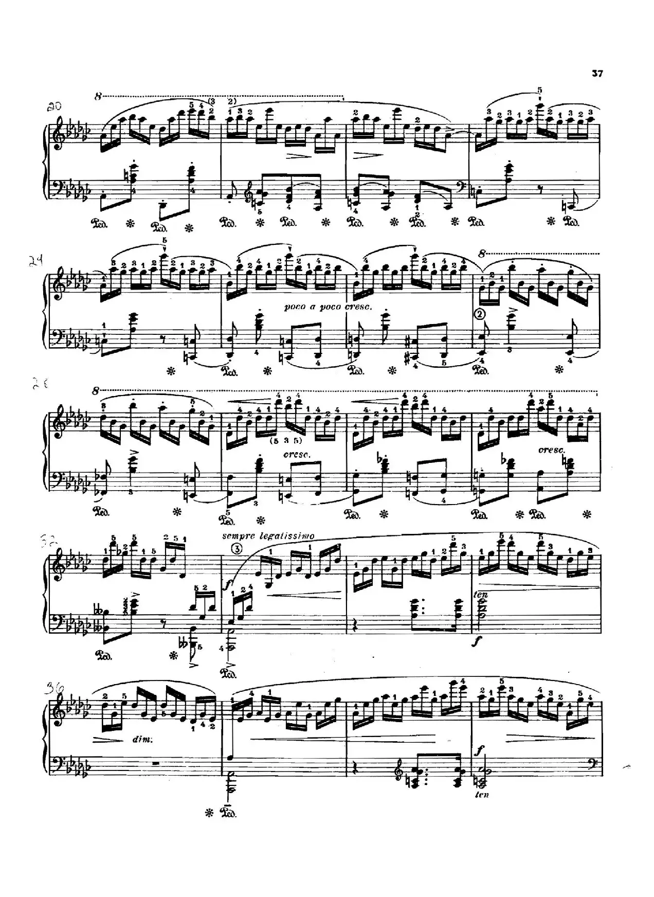 12 Etudes Op.10 柯尔托教学版（12首练习曲·5）